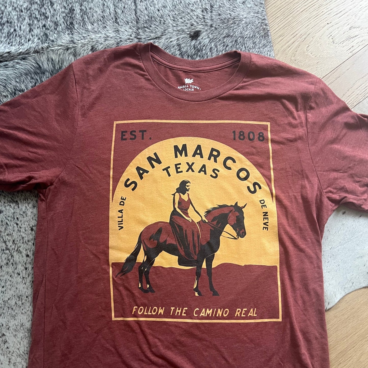 Girl on Horse - t-shirt