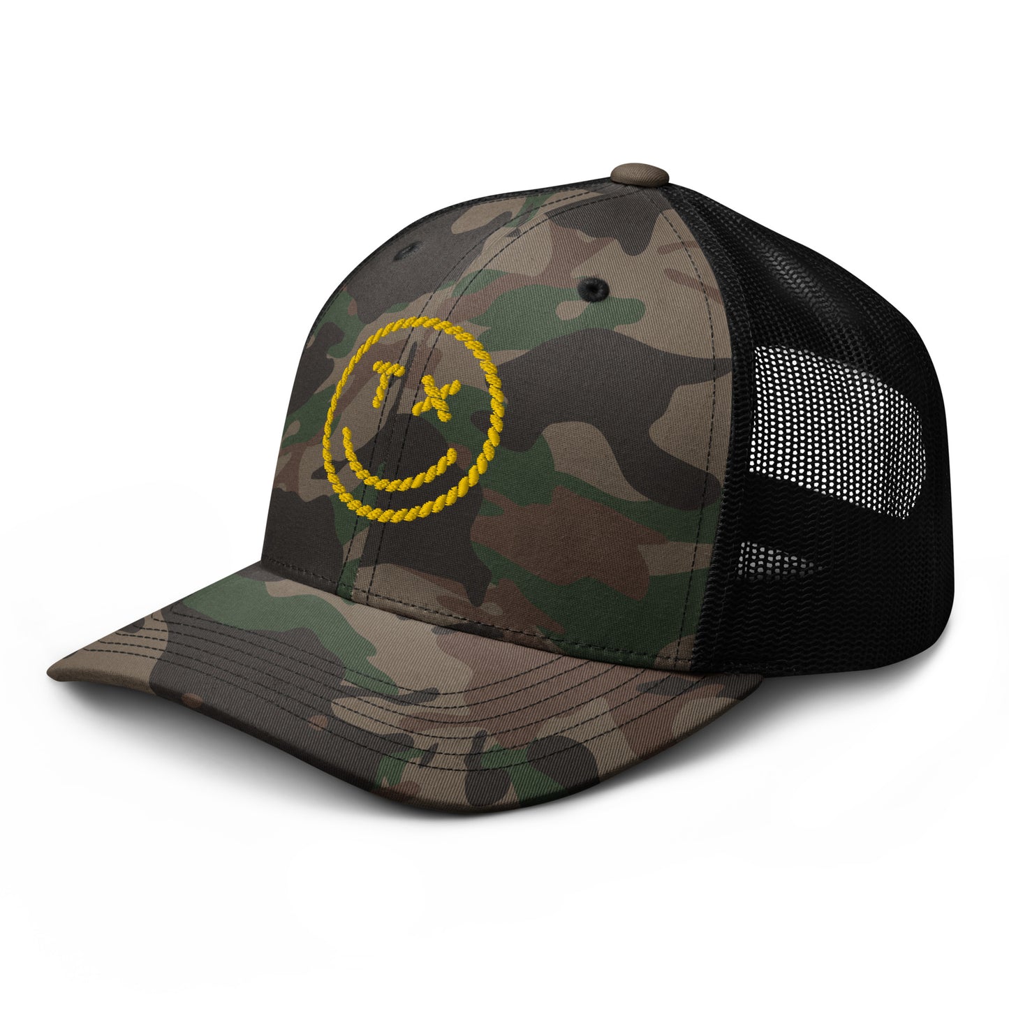 TX Smile Rope - Camouflage trucker hat