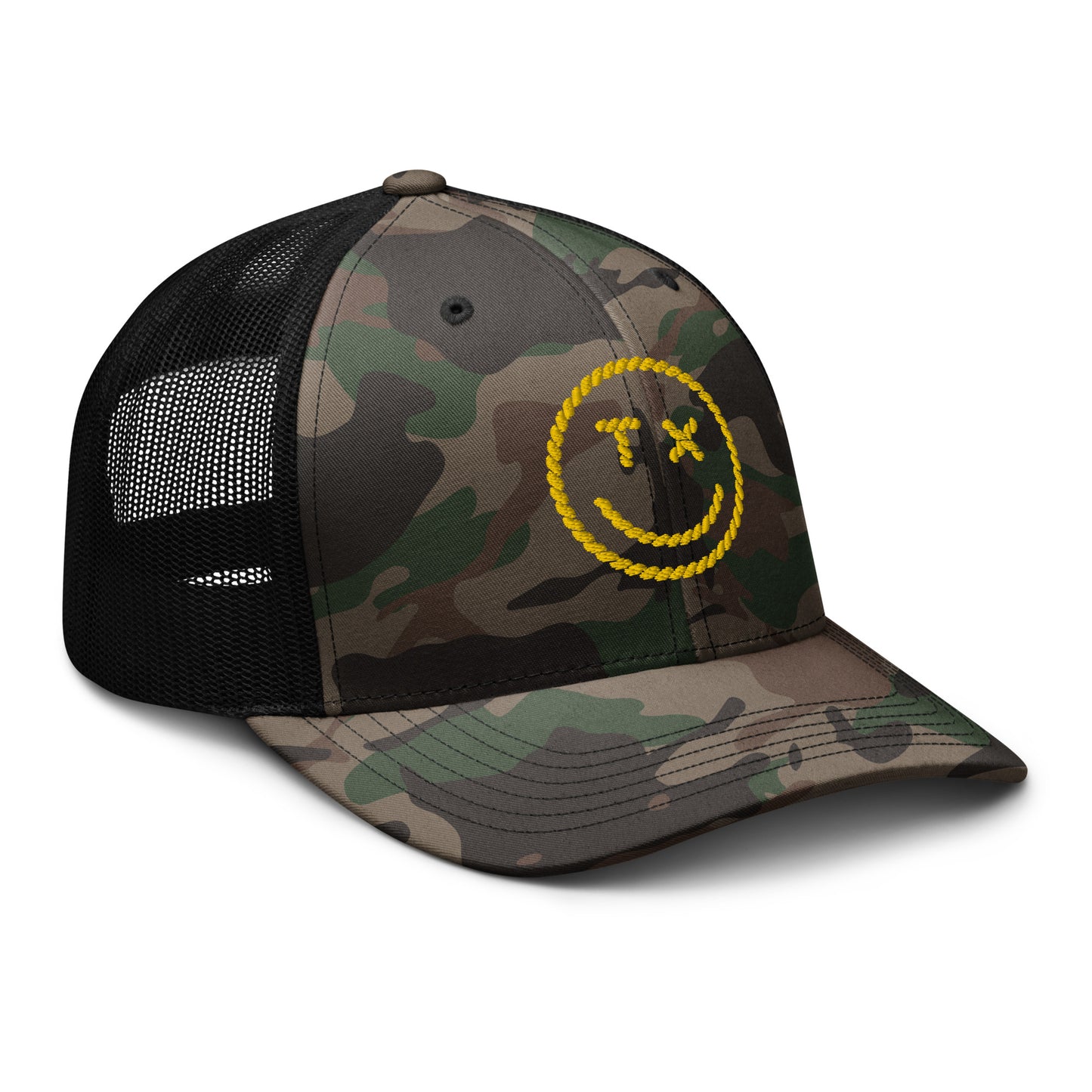 TX Smile Rope - Camouflage trucker hat