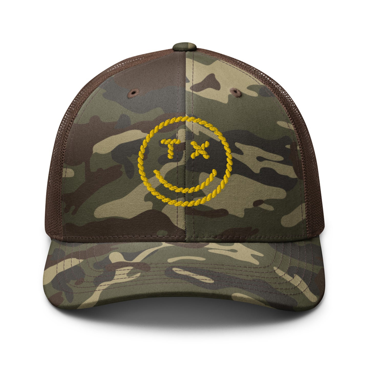 TX Smile Rope - Camouflage trucker hat