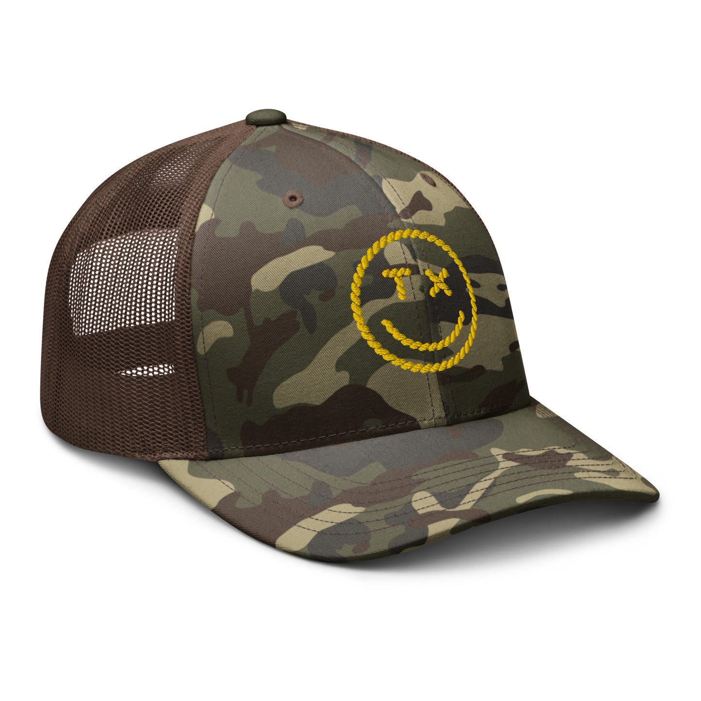 TX Smile Rope - Camouflage trucker hat