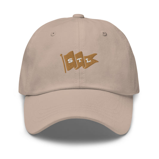 Small Town Locals Logo - Dad hat - Stone