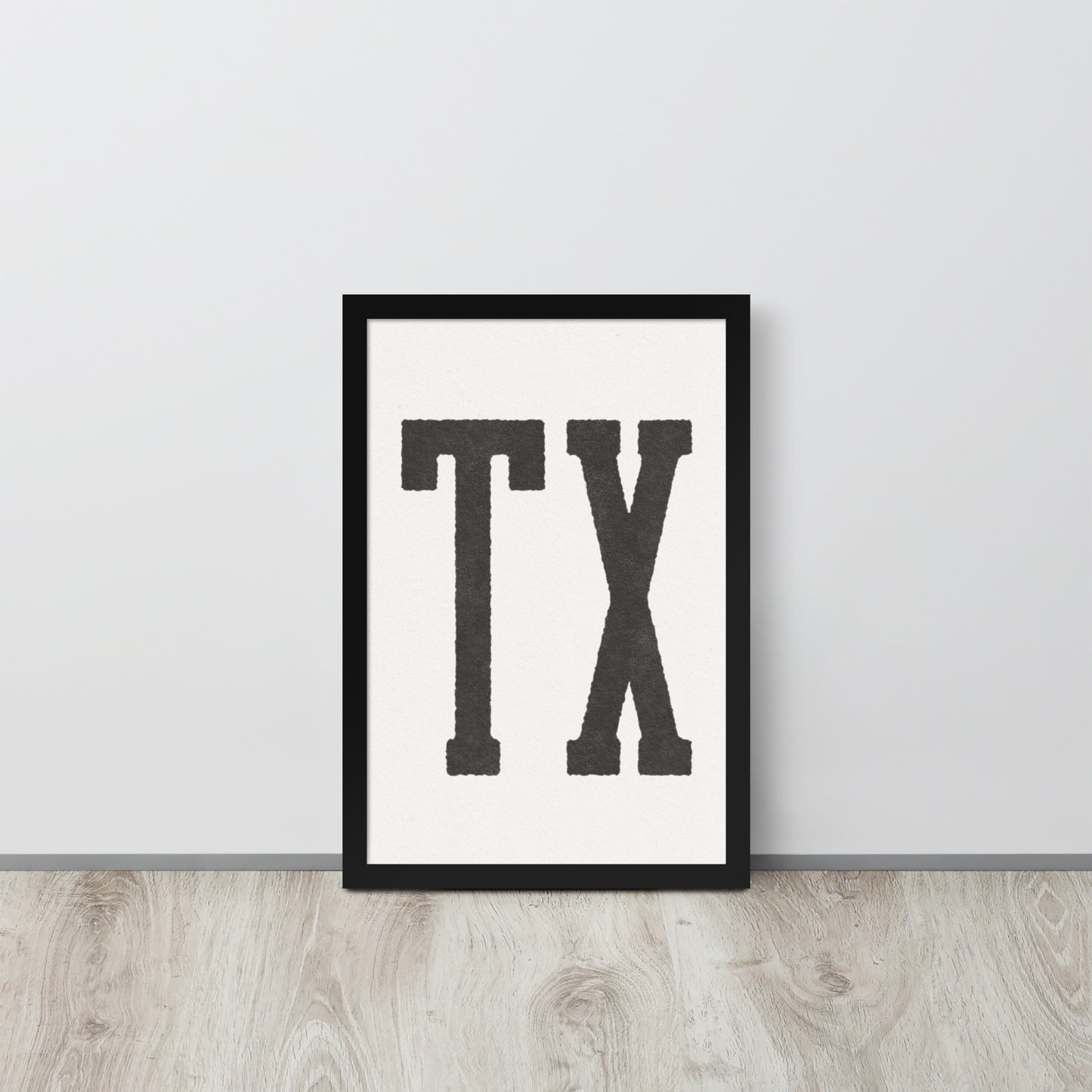 TX - Framed poster