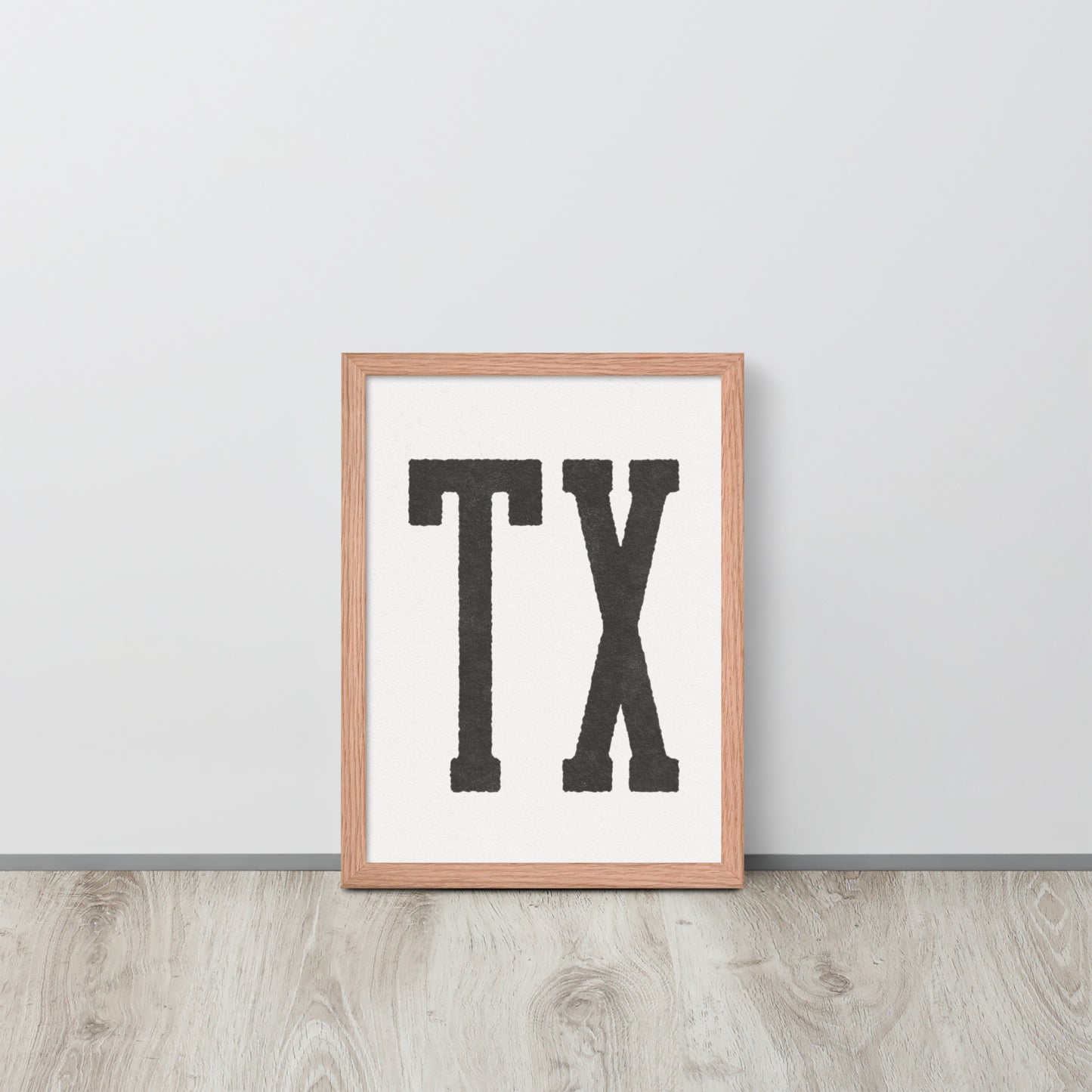 TX - Framed poster
