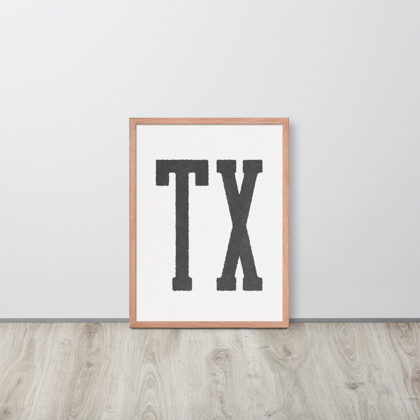 TX - Framed poster