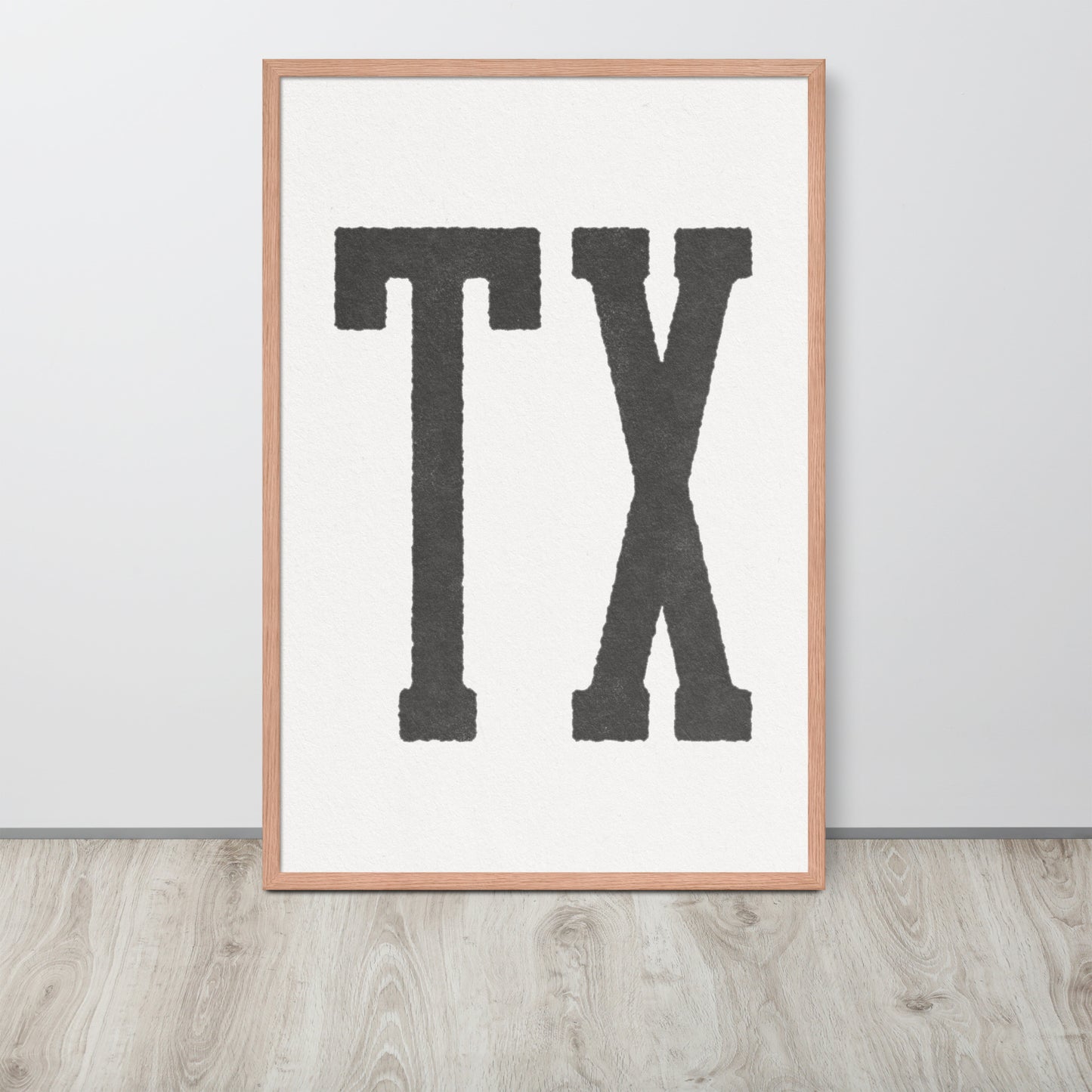 TX - Framed poster