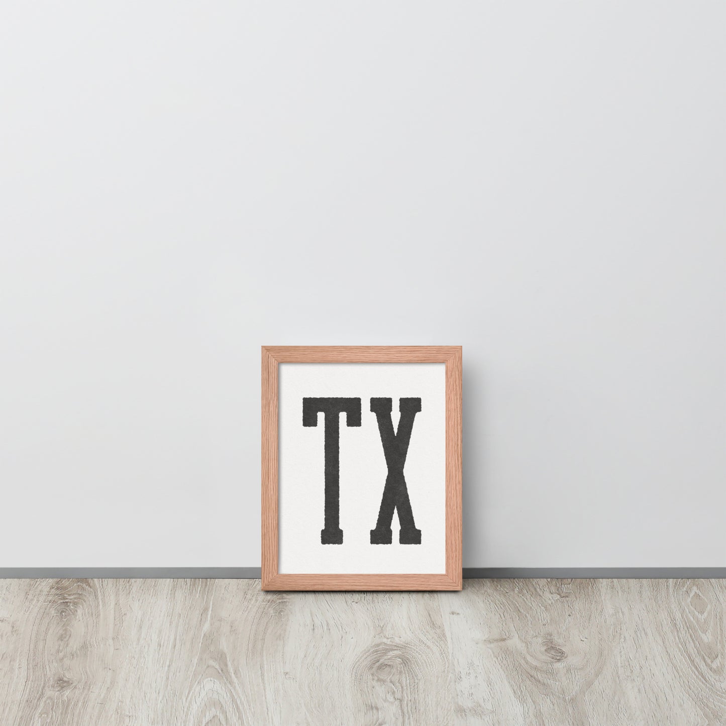 TX - Framed poster