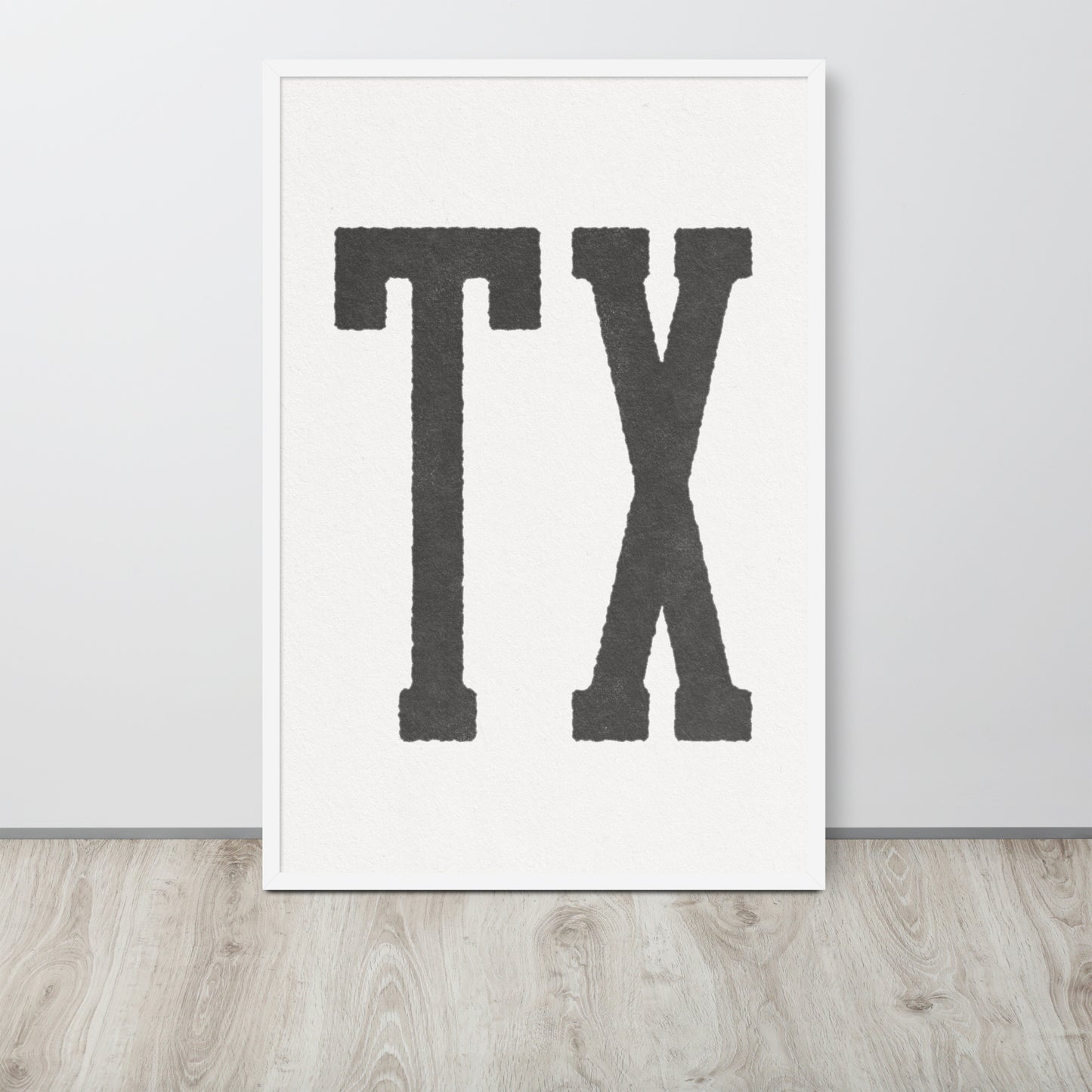 TX - Framed poster
