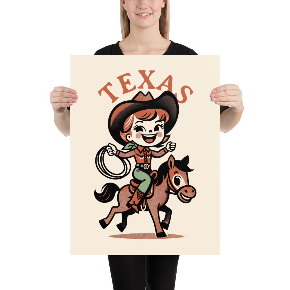 Pony Rider Texas - Poster