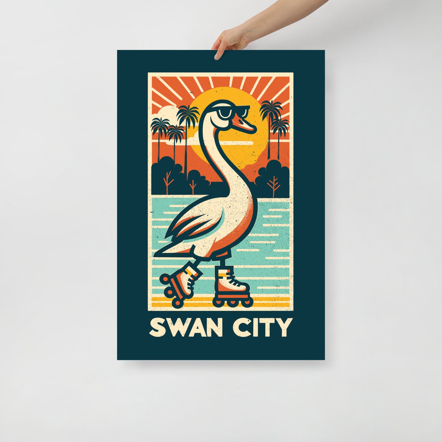 Swan City Poster