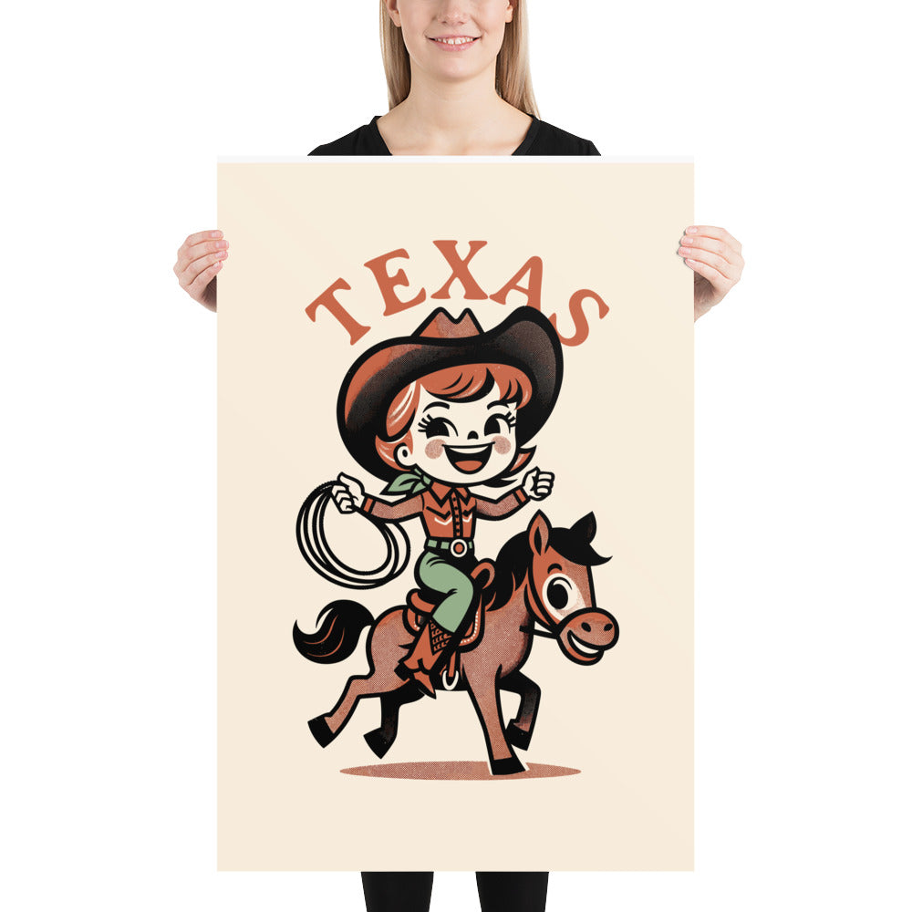 Pony Rider Texas - Poster