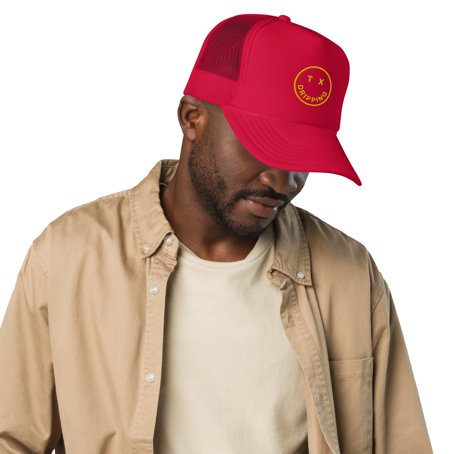 Smile Dripping TX - Foam trucker hat