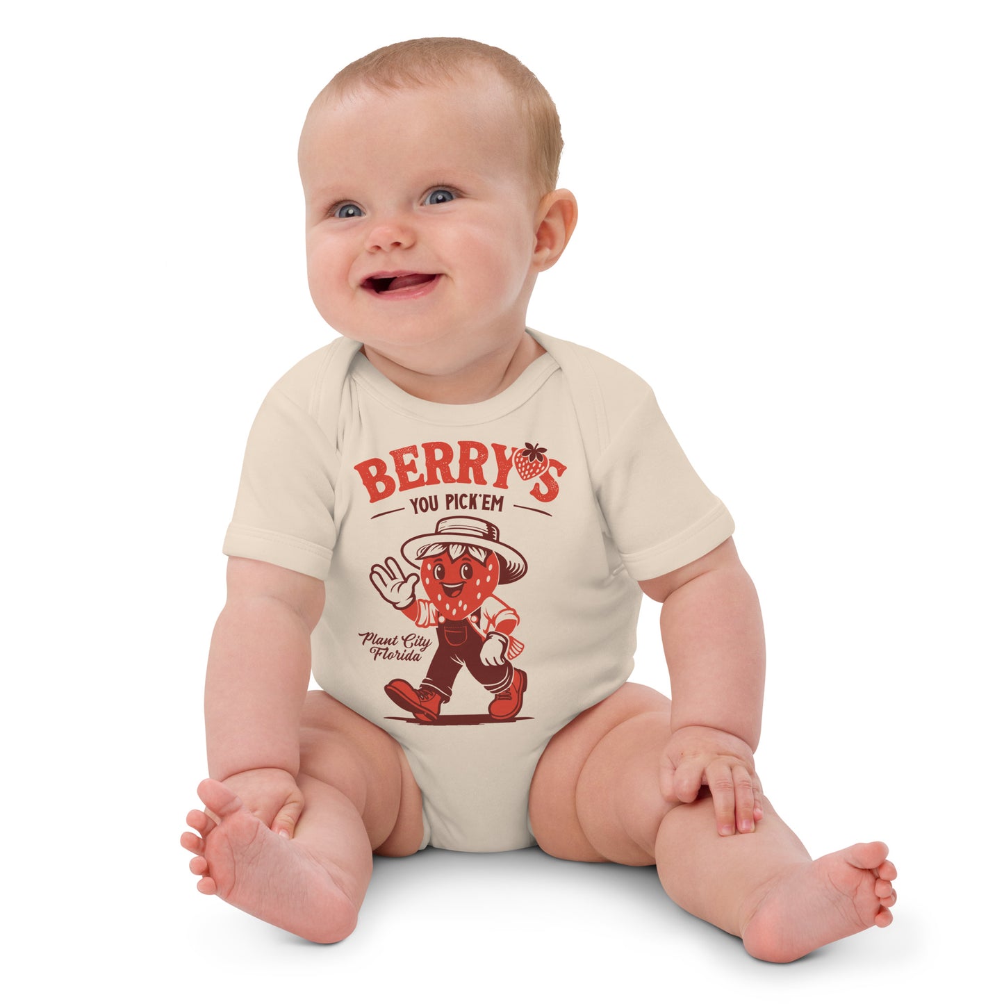 Mr Berry - Organic cotton baby bodysuit