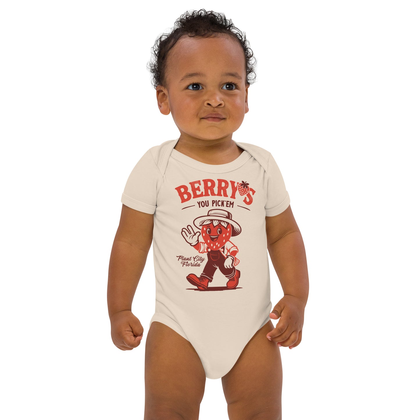 Mr Berry - Organic cotton baby bodysuit
