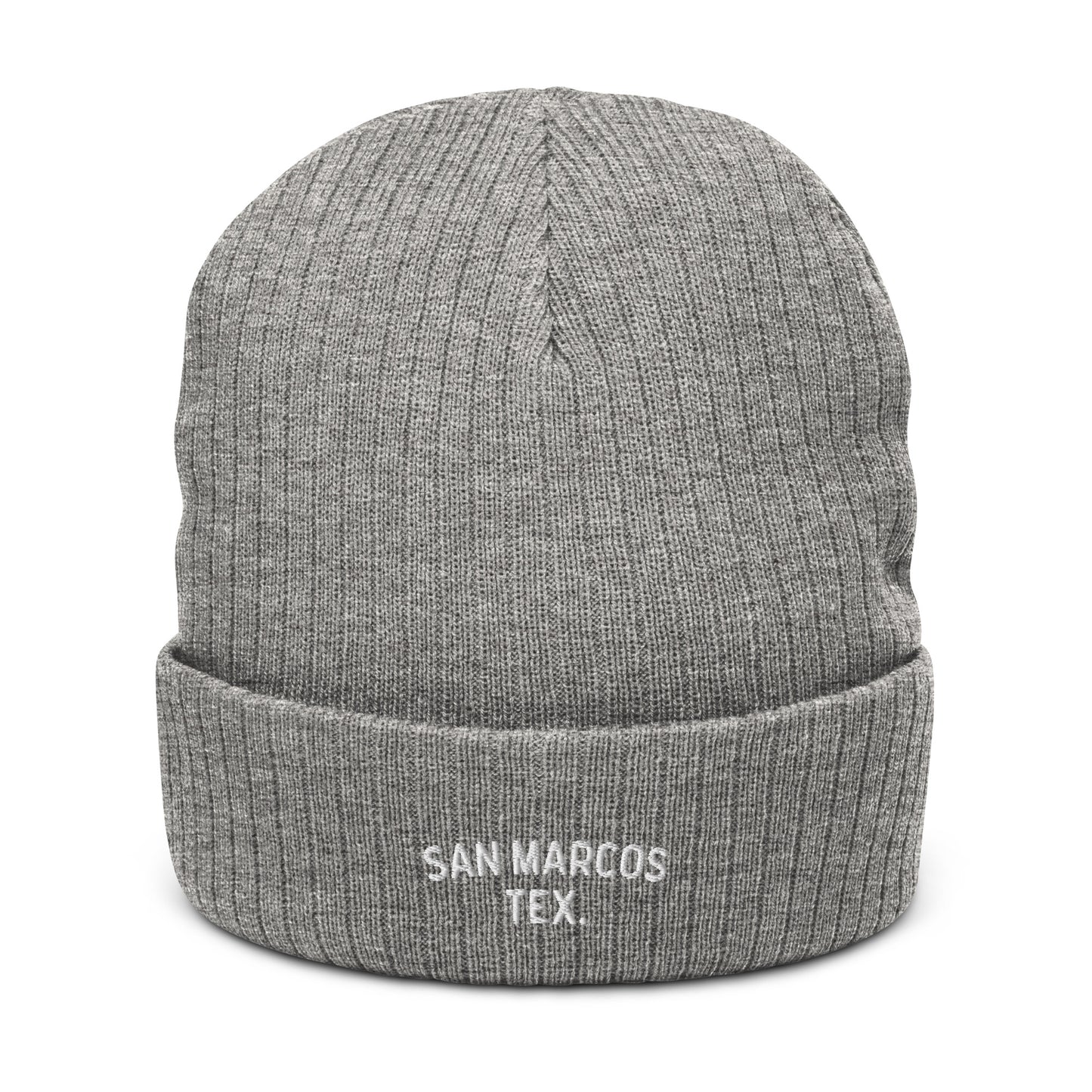 San Marcos TEX - Ribbed knit beanie