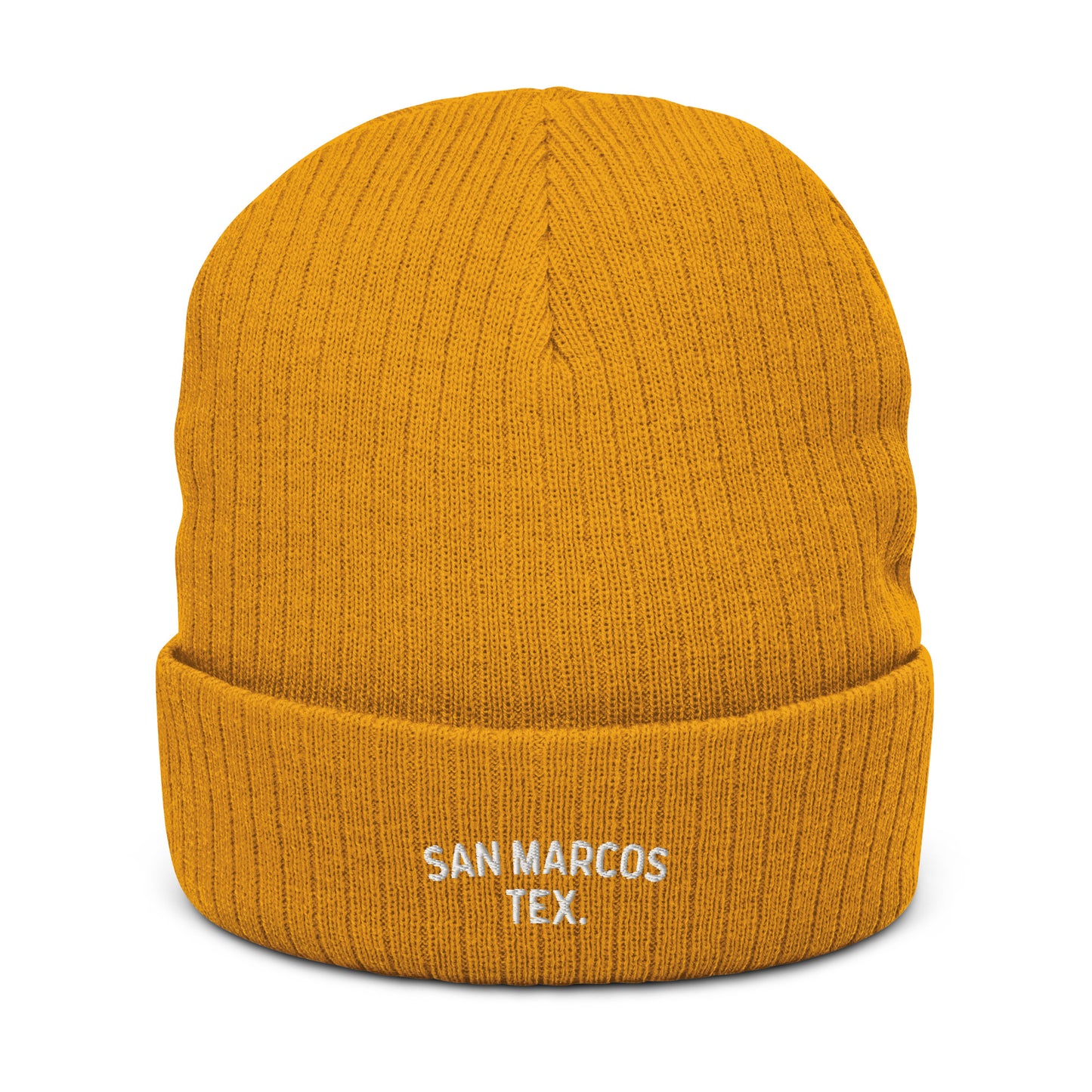San Marcos TEX - Ribbed knit beanie