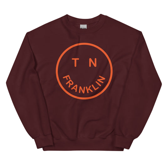 Smile Franklin Orange - Unisex Sweatshirt