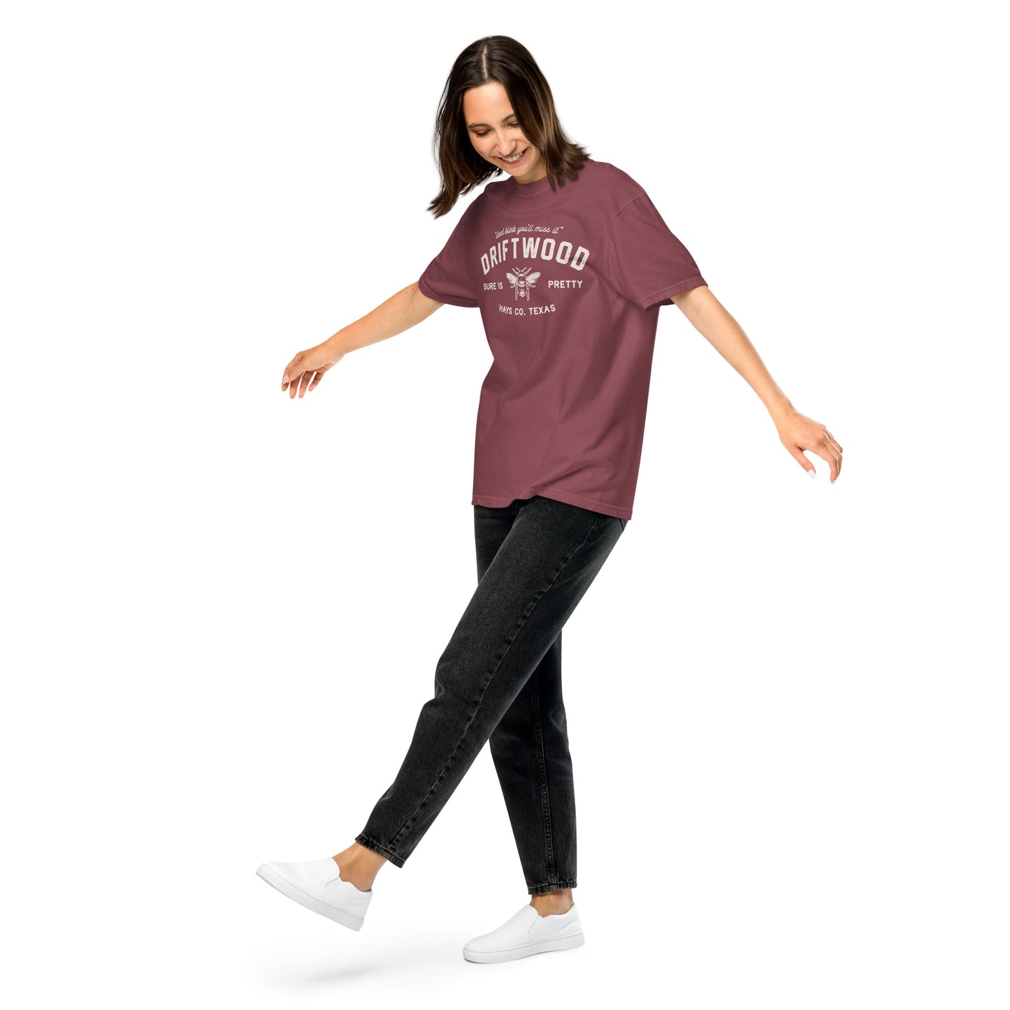 Driftwood TX - Unisex garment-dyed heavyweight t-shirt