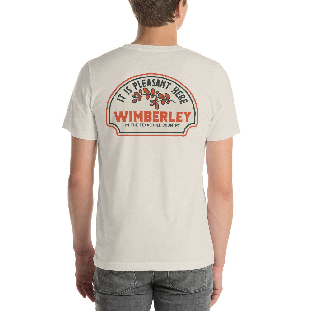 It's Pleasant Here Unisex t-shirt