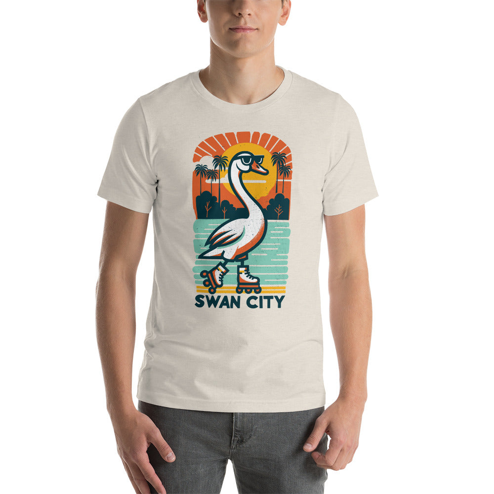 Swan City - Unisex t-shirt