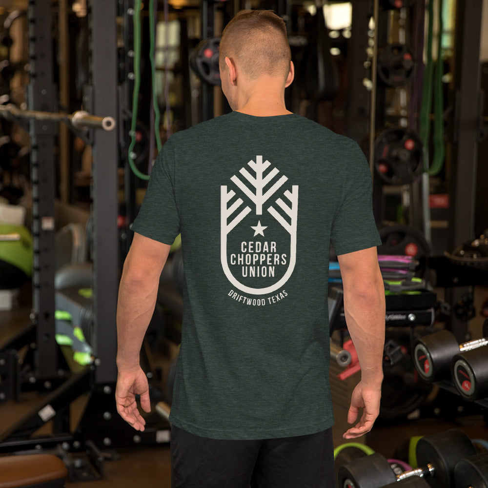 Cedar Choppers Union Emblem Unisex t-shirt
