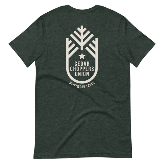 Cedar Choppers Union Emblem Unisex t-shirt