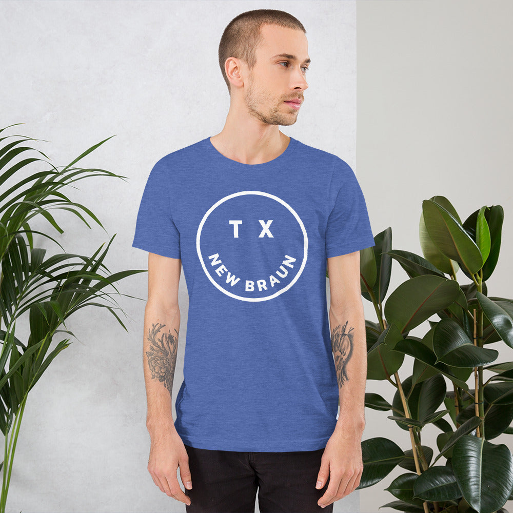 New Braunfels TX Smile - Unisex t-shirt
