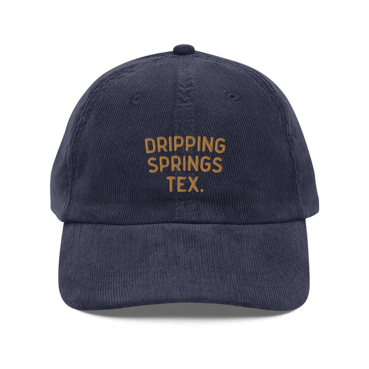 Dripping Springs TX - Vintage corduroy cap