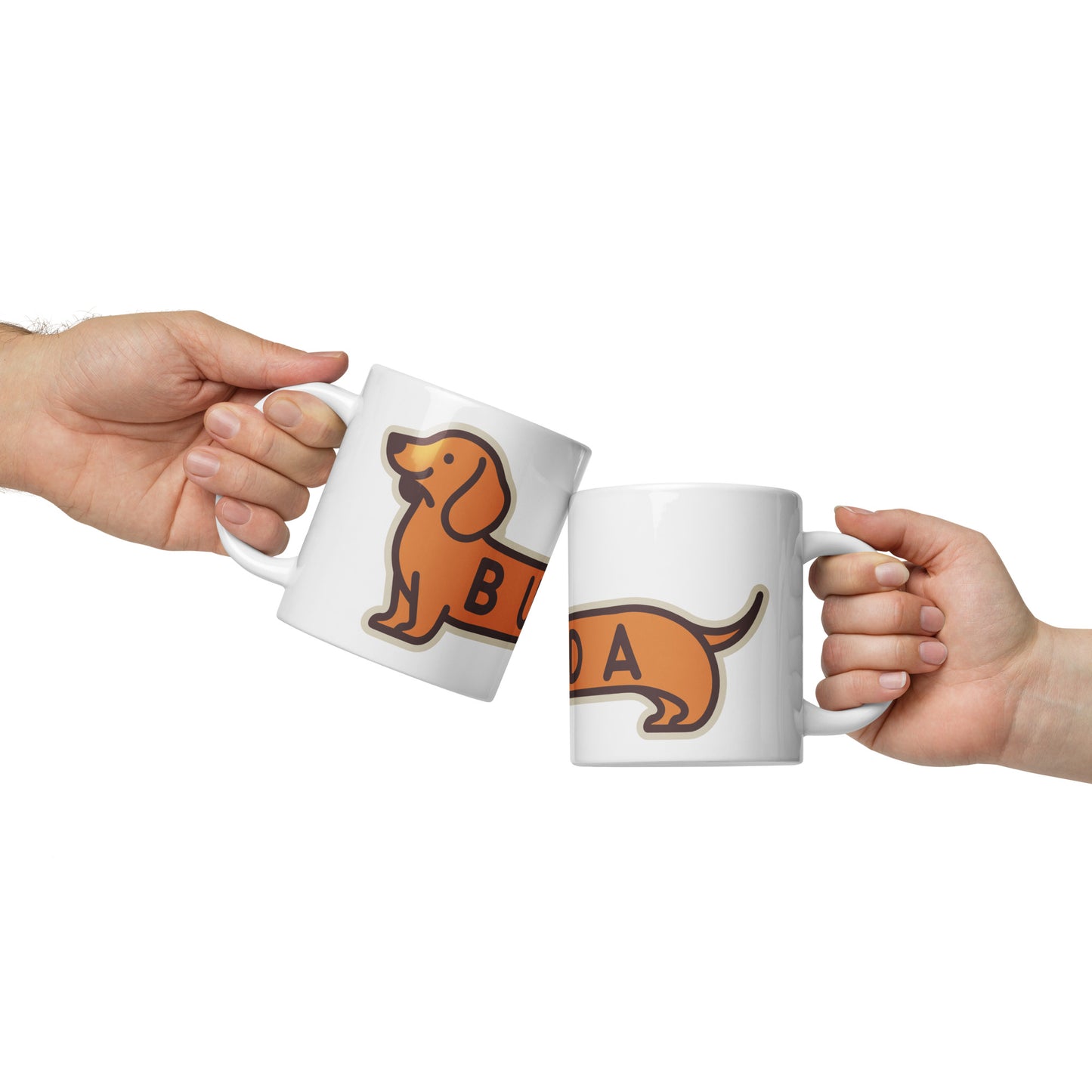 Buda Weiner Dog mug