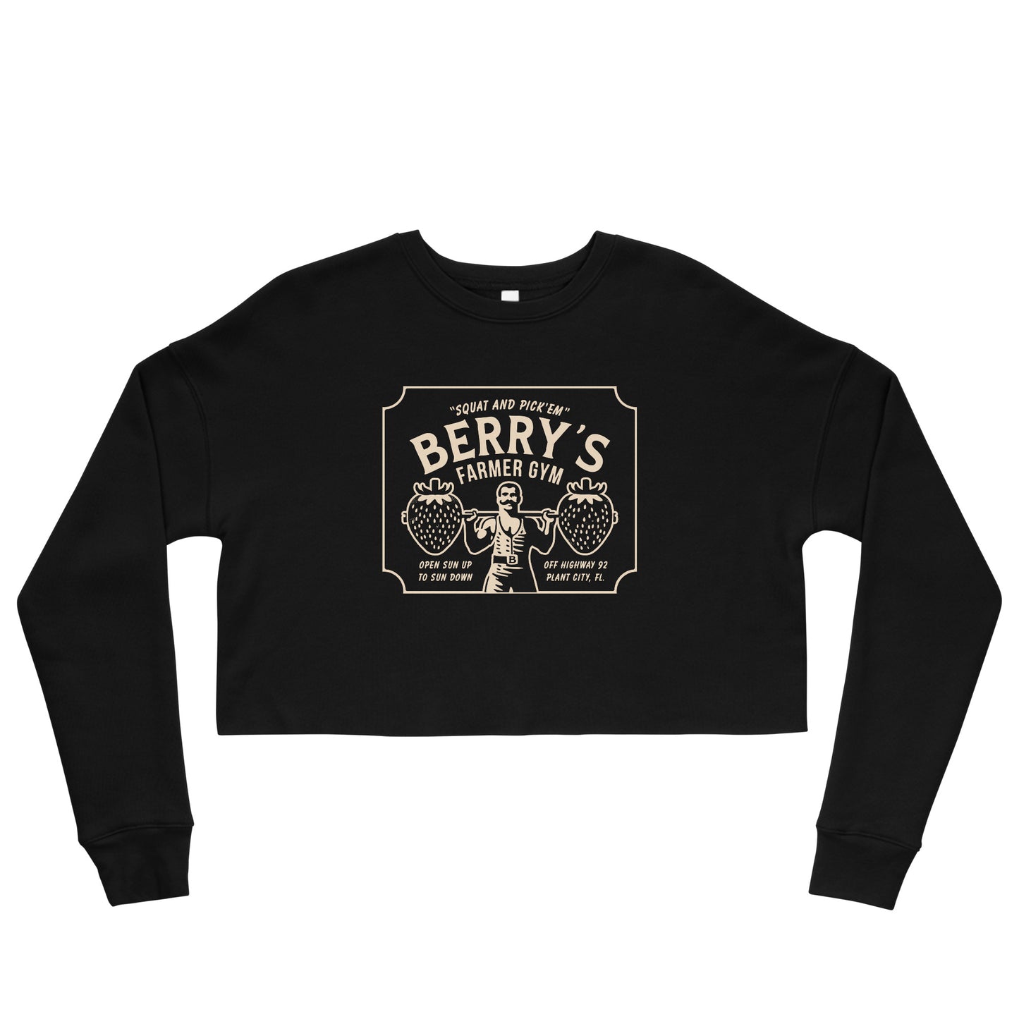 BERRY'S GYM - Crop Sweatshirt