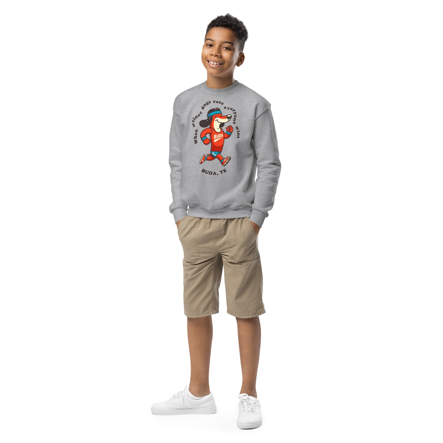 Buda Weiner Dog Racing - Youth sweatshirt