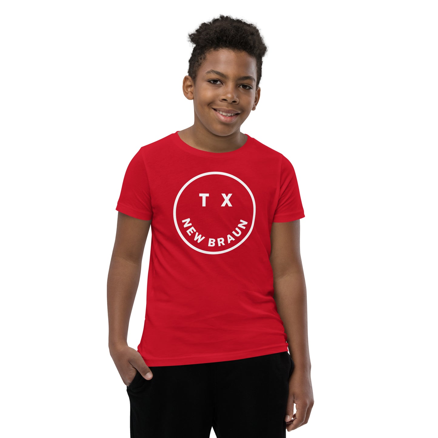 Smile New Braunfels TX - Youth T-Shirt