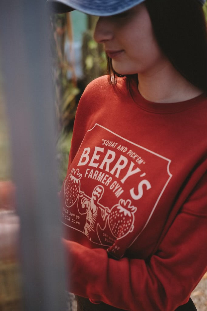 BERRY'S GYM - Crop Sweatshirt