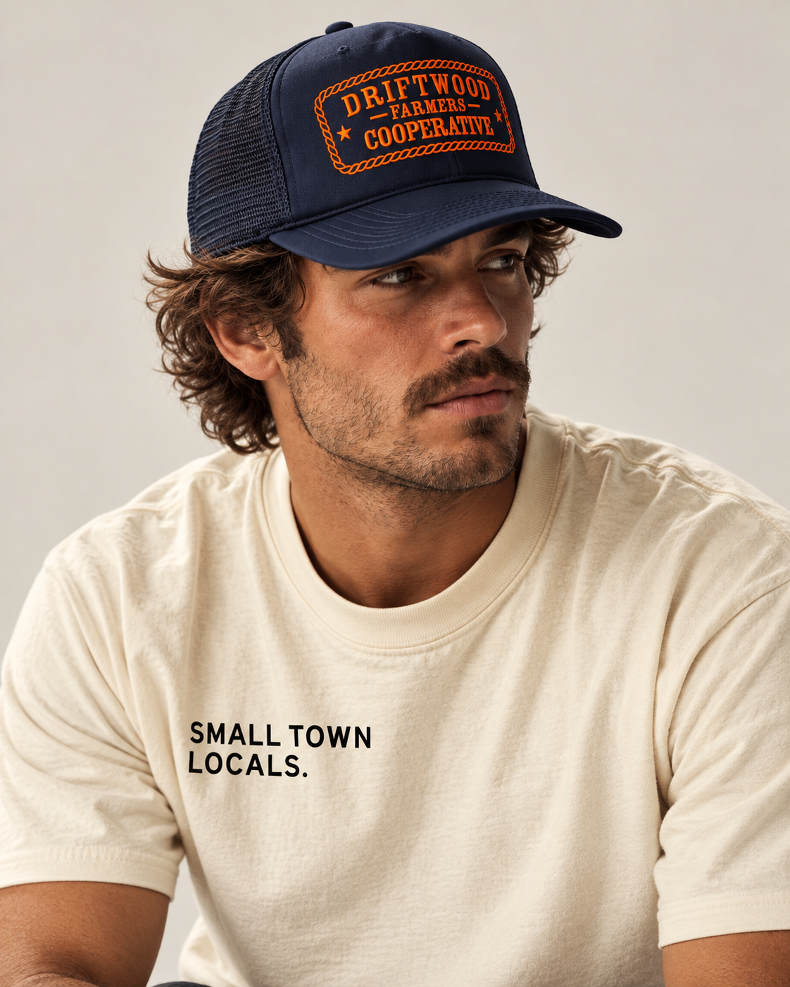 Driftwood Farmers CO-OP Foam trucker hat