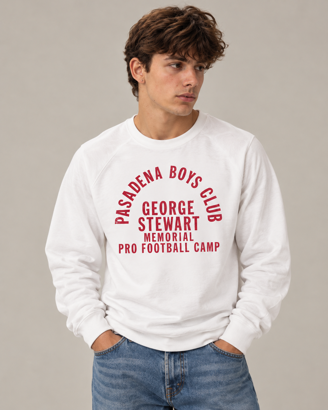Pasadena Boys Club raglan sweatshirt