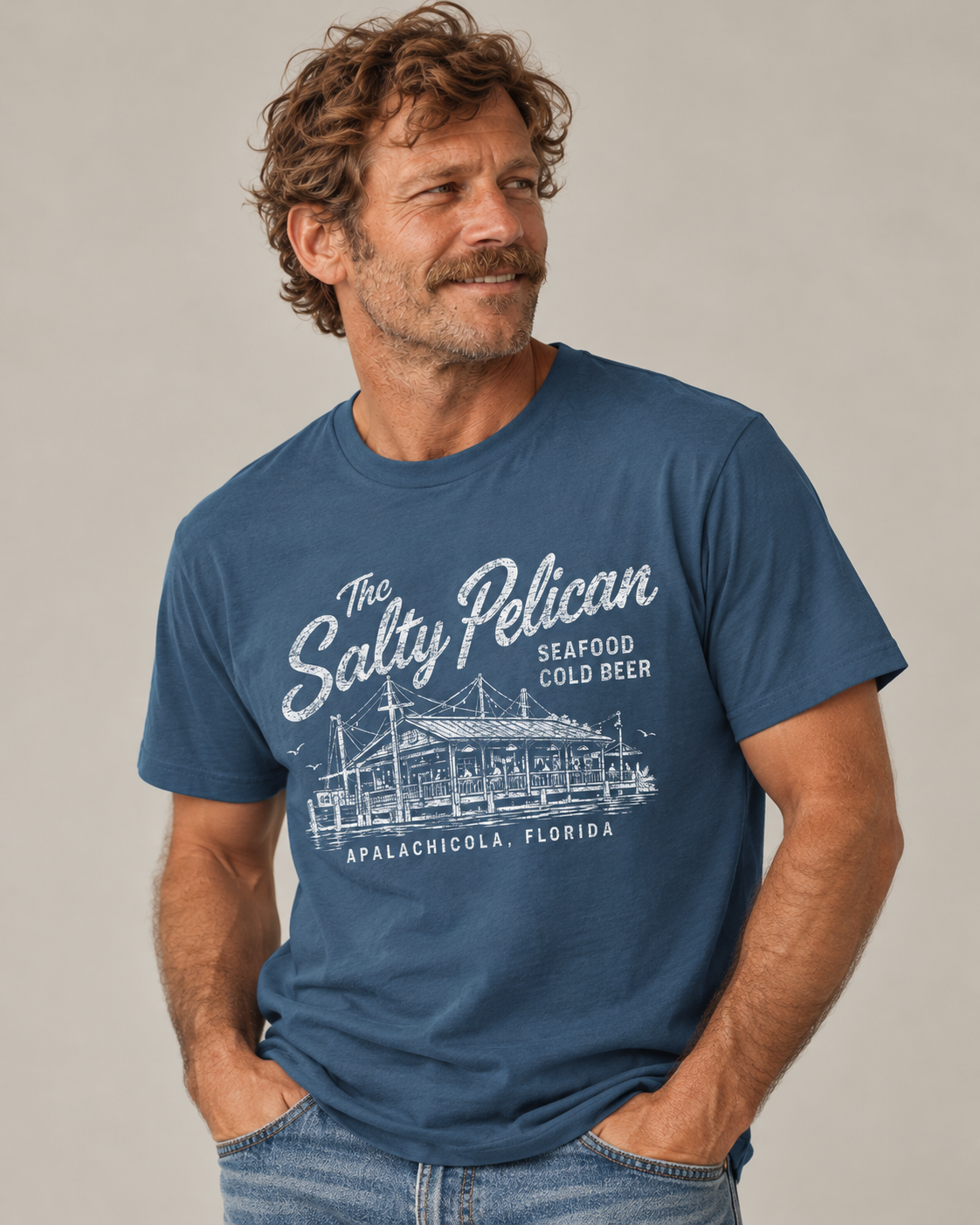 Salty Pelican Apalachicola tee