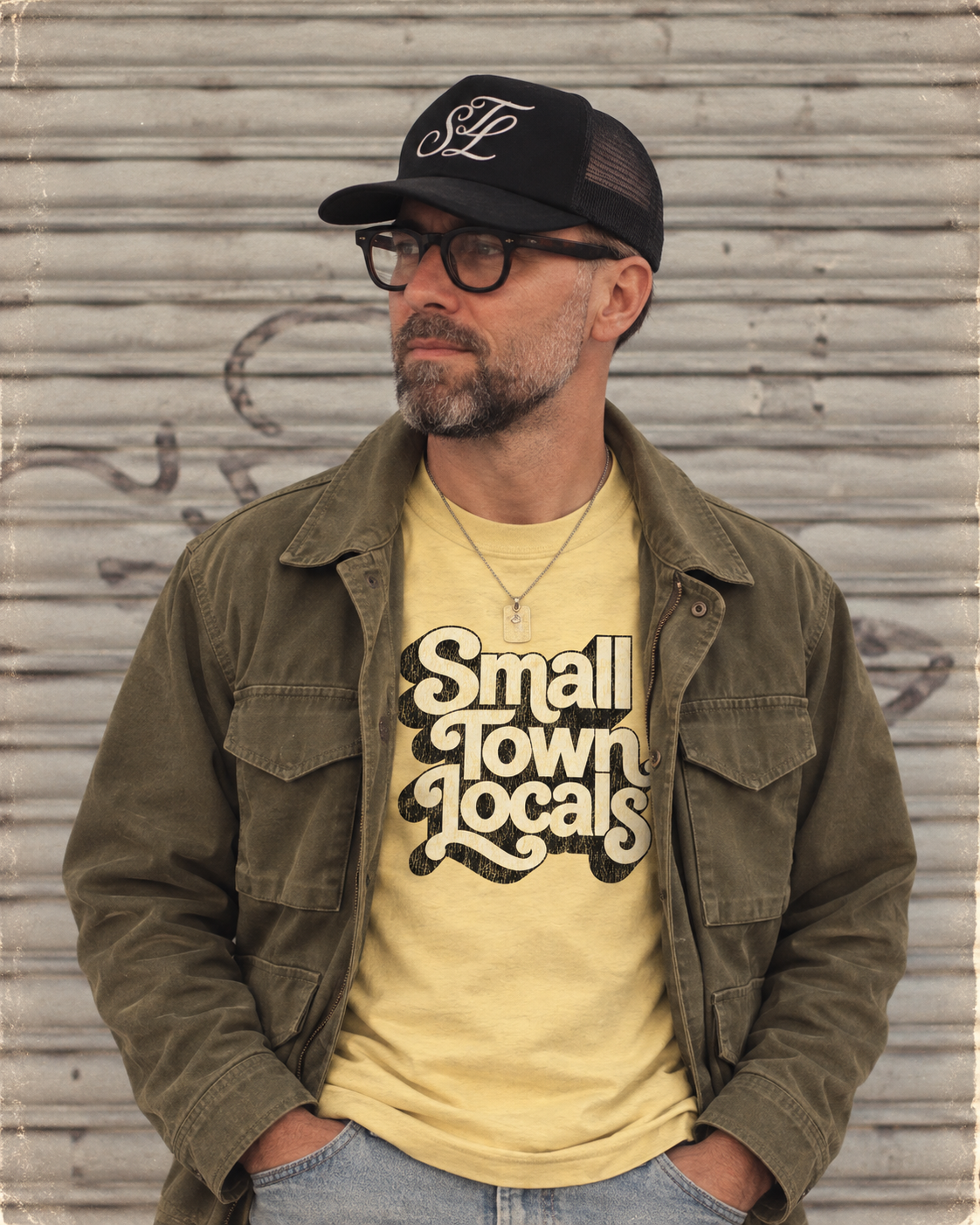 STL monogram Foam trucker
