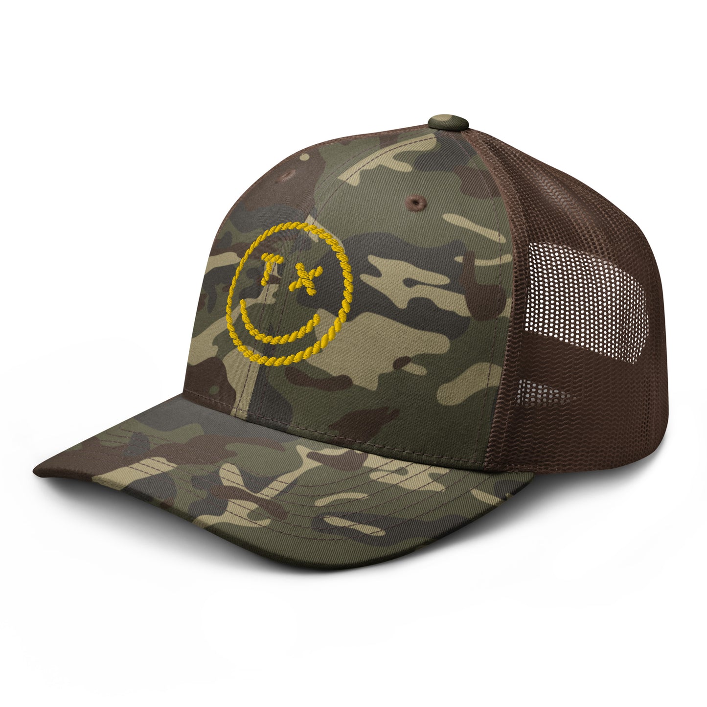 TX Smile Rope - Camouflage trucker hat