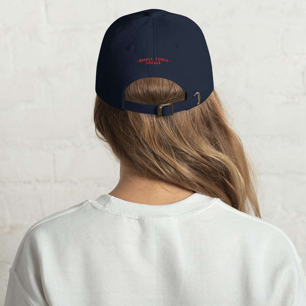 Small Town Locals Logo - Dad hat - Navy