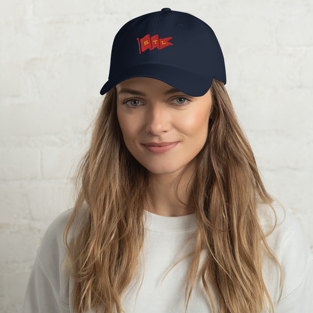 Small Town Locals Logo - Dad hat - Navy