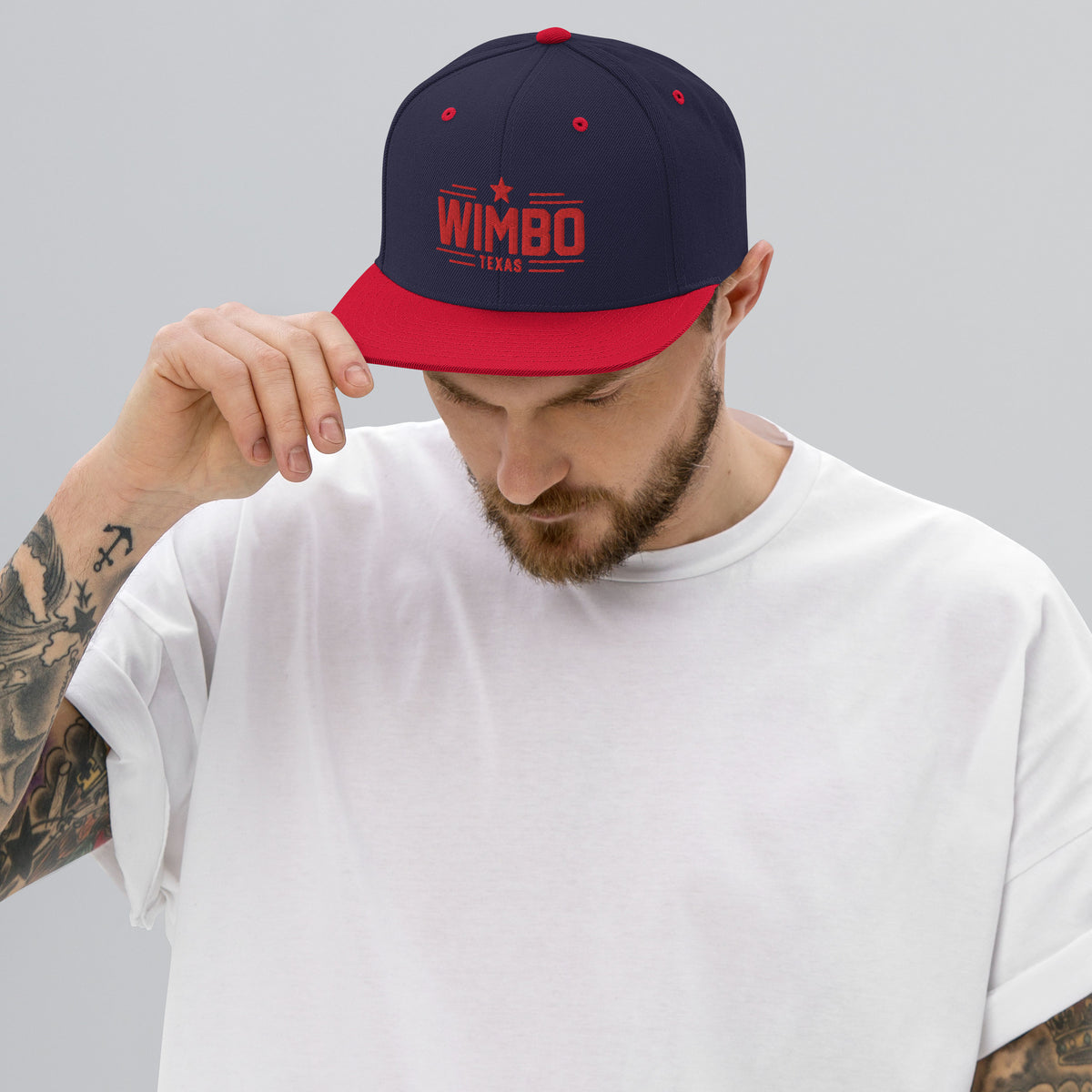 WIMBO, Snapback Hat, front view