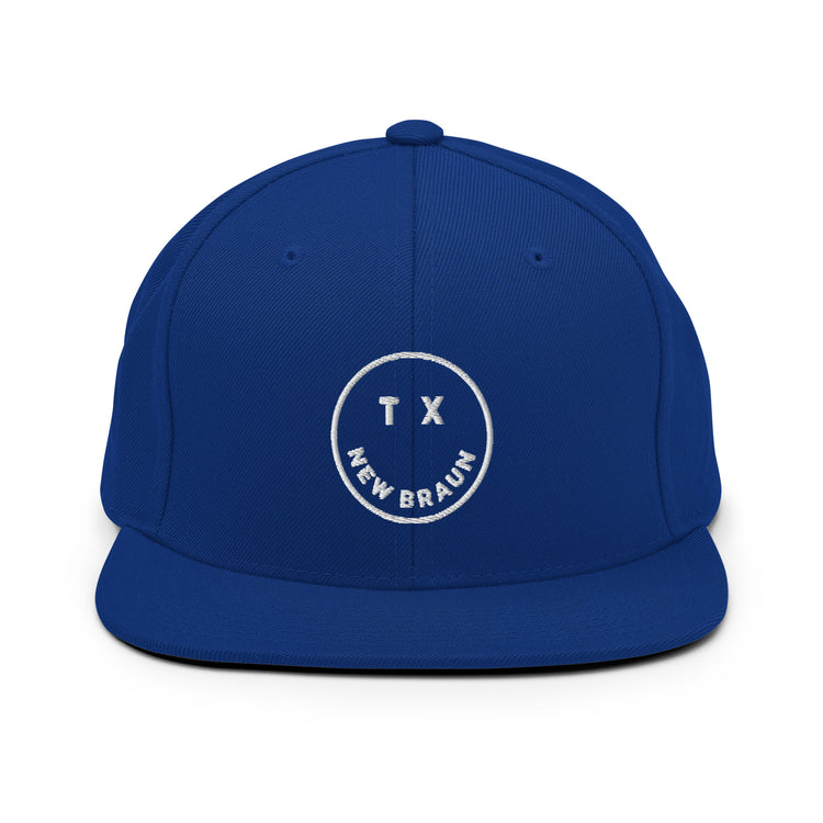 New Braunfels Smile, Snapback Hat, front view