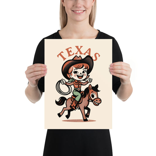 Pony Rider Texas - Poster