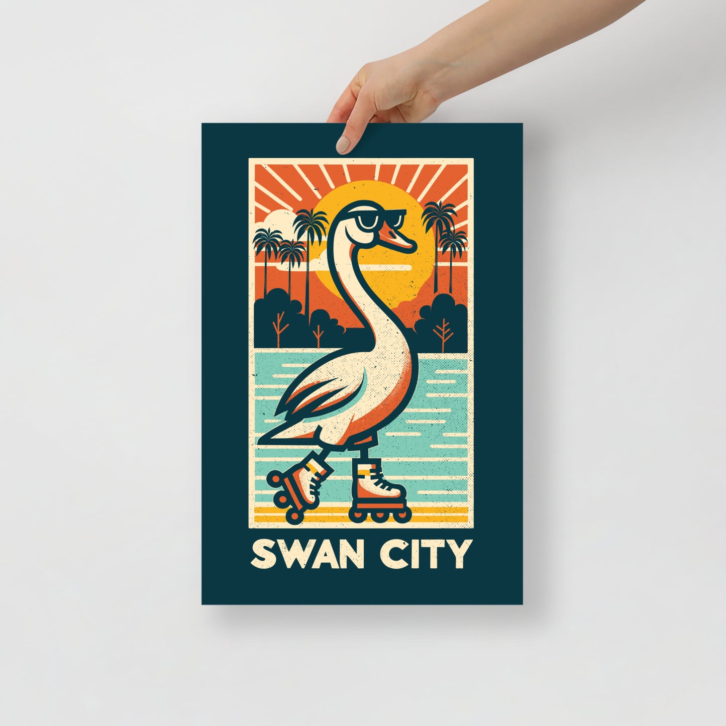 Swan City Poster
