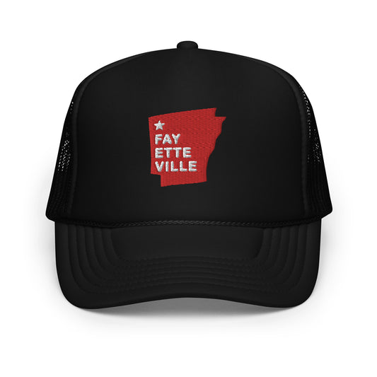 Fayetteville AR - Foam trucker hat