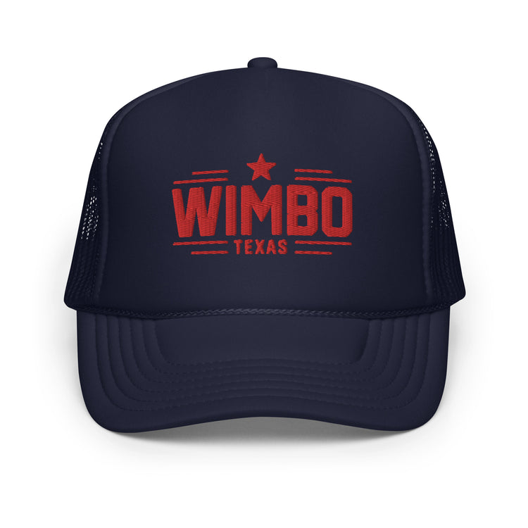 WIMBO Foam trucker hat, front view
