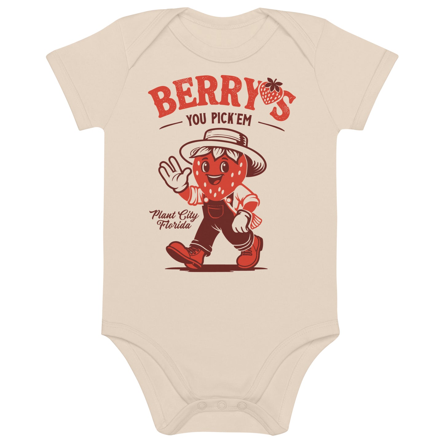 Mr Berry - Organic cotton baby bodysuit