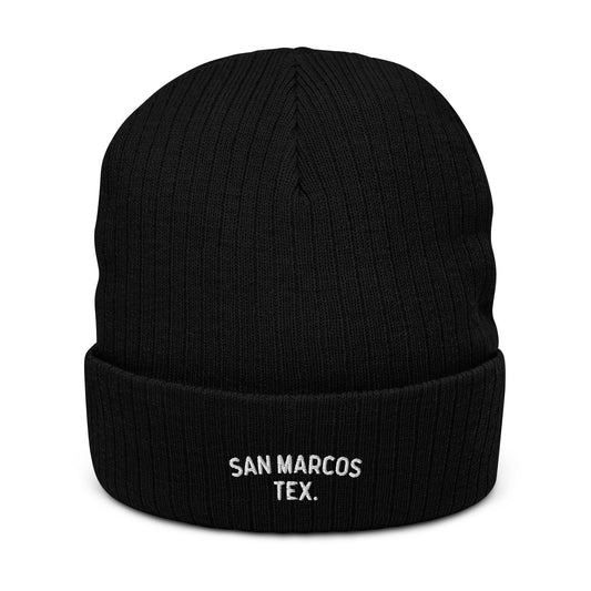 San Marcos TEX - Ribbed knit beanie