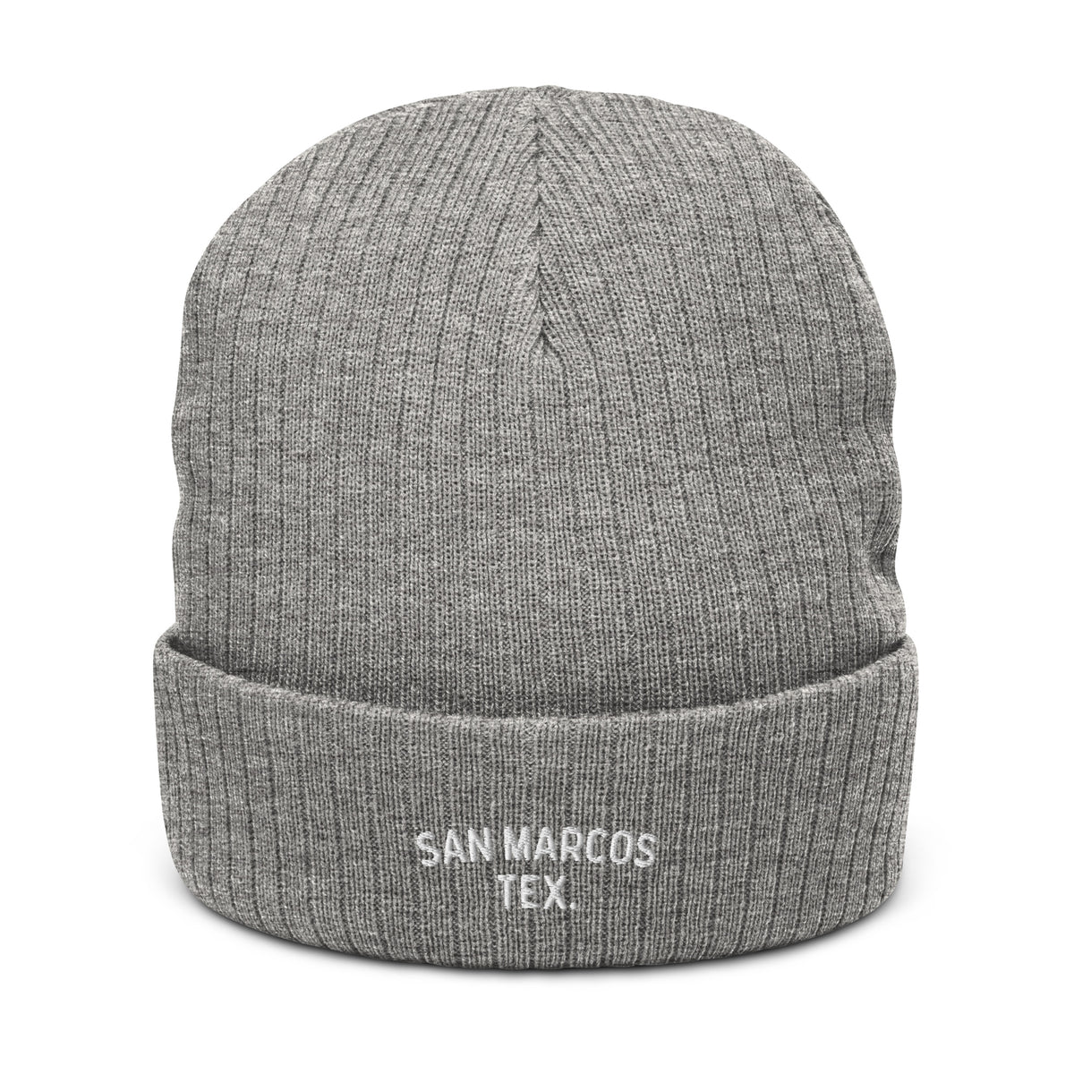 San Marcos TEX - Ribbed knit beanie