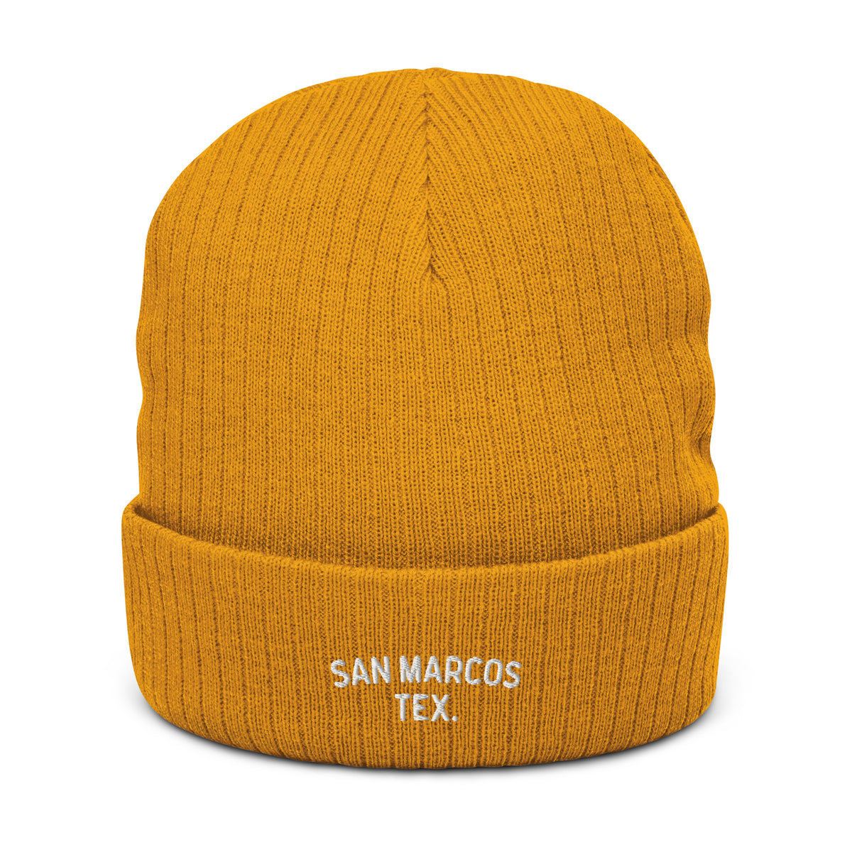 San Marcos TEX - Ribbed knit beanie